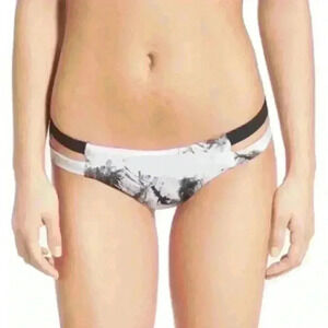 Tavik chloe white smudge XS swim bottom NWT